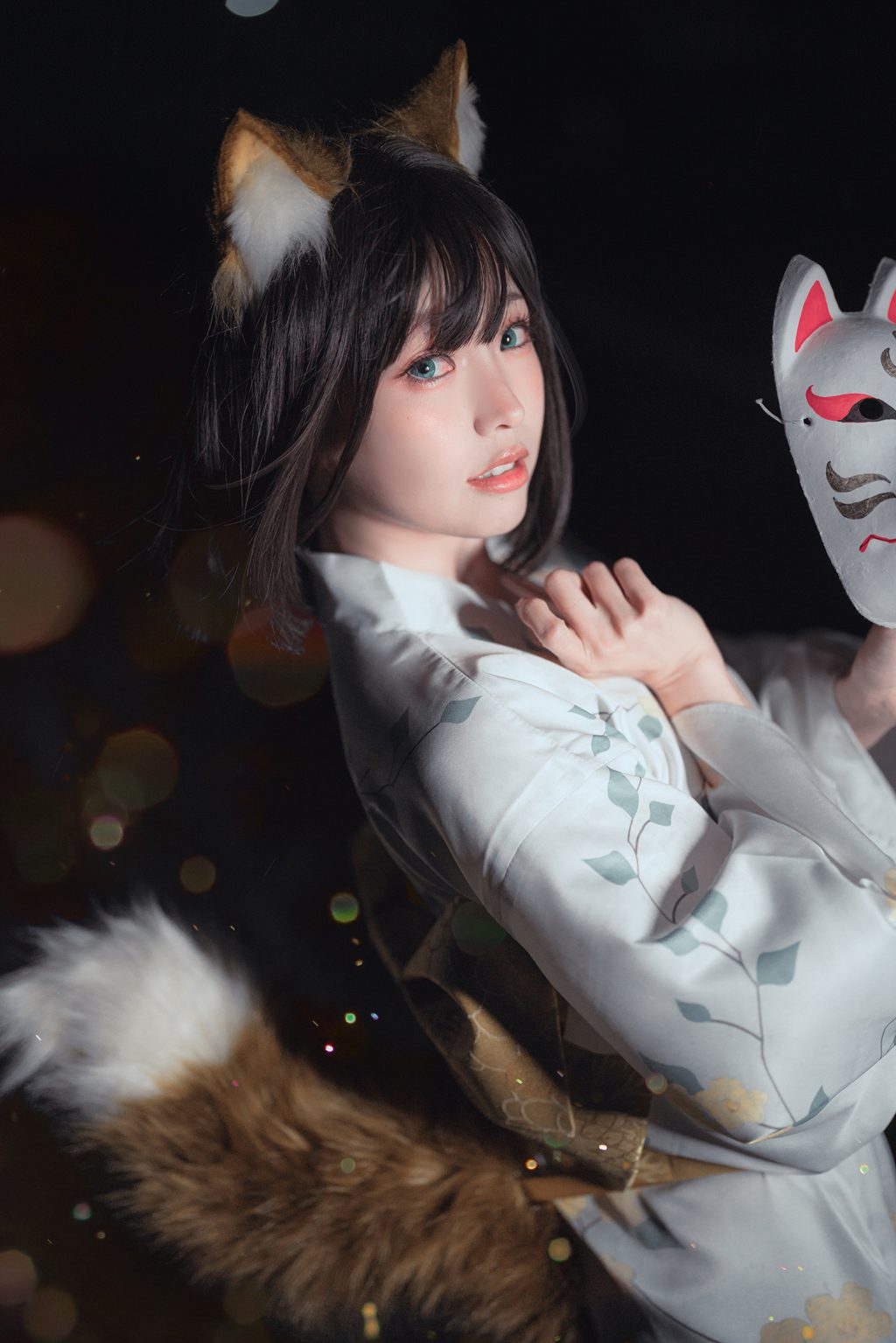 台湾Coser@ElyEE子 23.July C-Dongitsune Yukata 浴衣狐 [26P1V102MB] 网红写真-第3张