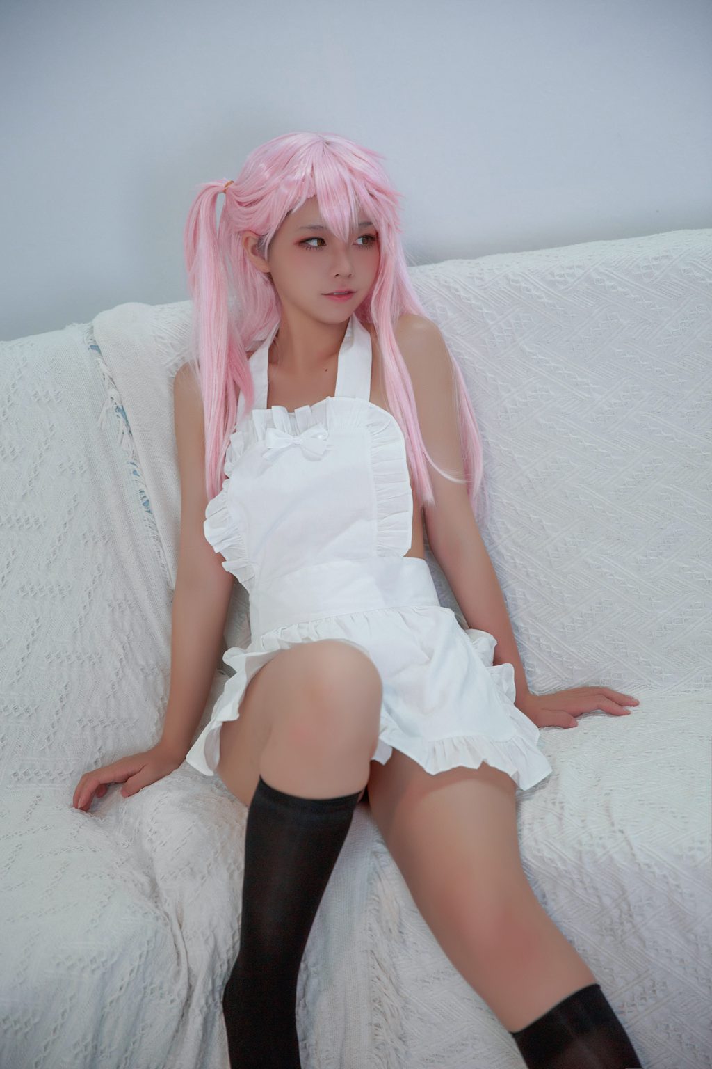 动漫博主@G44不会受伤 小黑围裙 [20P-47MB] 网红写真-第3张