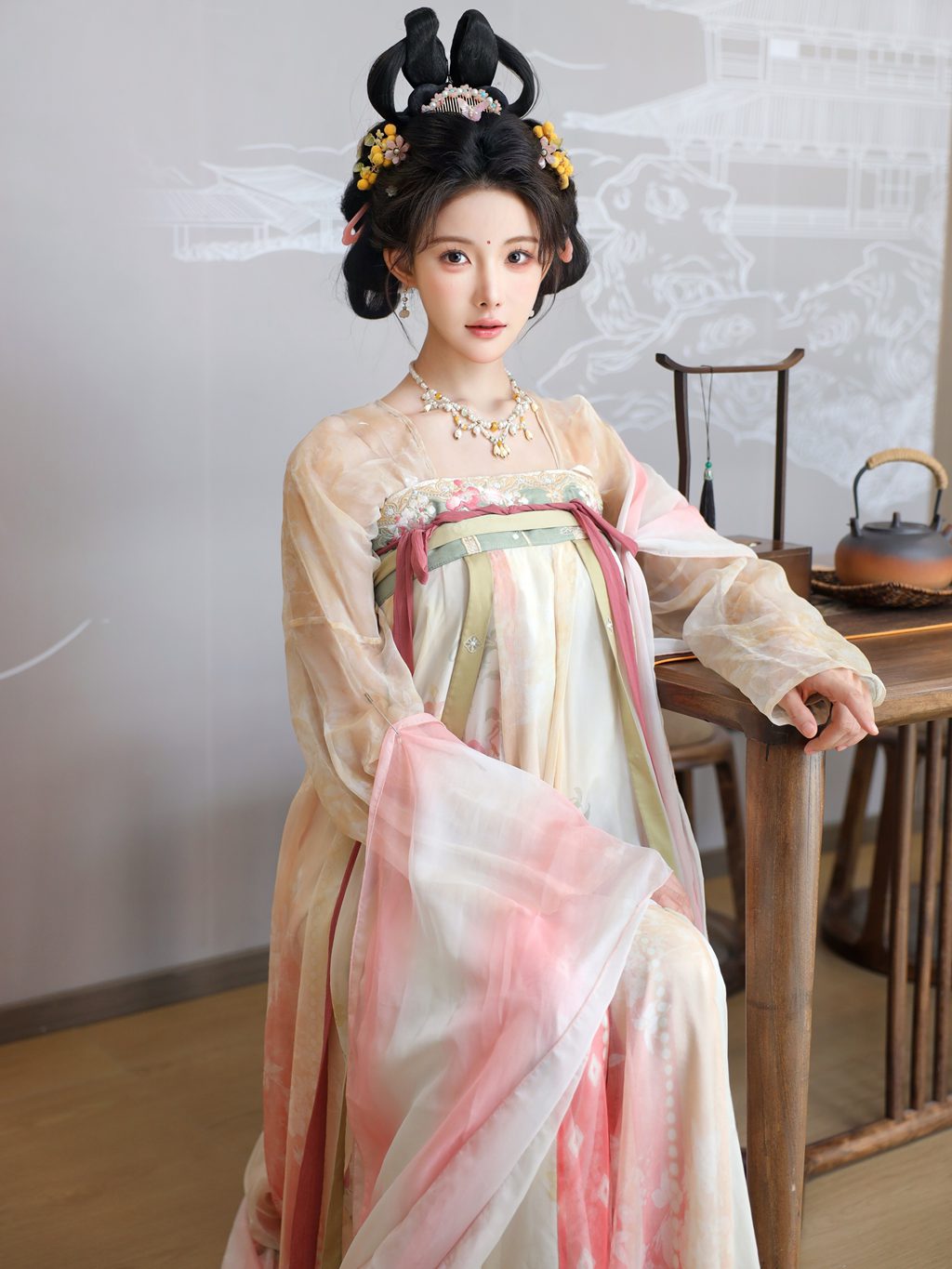 秀人模特@梨霜&金允熙 -内购无水印-唐装[112P／461MB] 年费专享-第3张