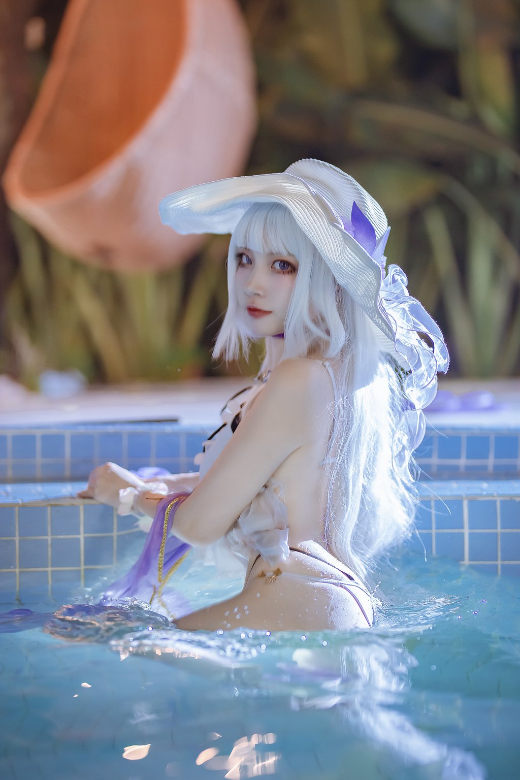 人气动漫博主@二佐Nisa 碧蓝光辉泳装 [39P/290MB] 网红写真-第3张