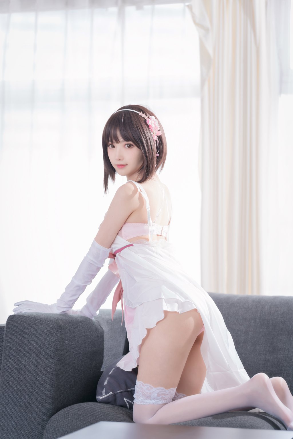 人气动漫Coser@Shika小鹿鹿 加藤惠[61P-1V-260M] 网红写真-第3张