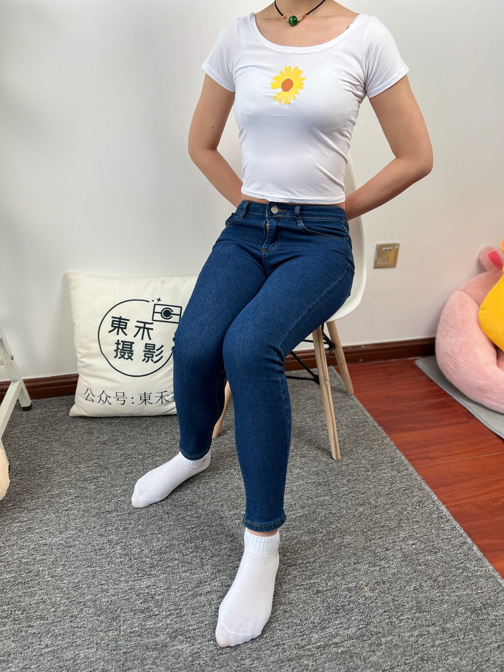 三禾摄影 NO.030 牛仔裤 棉袜 帆布鞋 高跟 [199P/1V/1.57GB] 三禾摄影-第2张