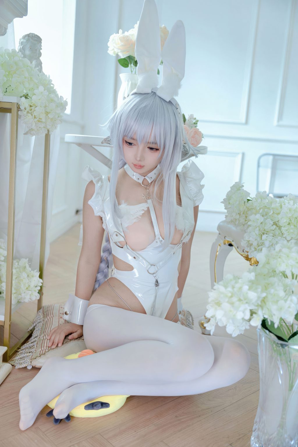 人气动漫博主@喜欢爱理吗 碧蓝航线 恶毒 白兔[37P-219.3M] 网红写真-第2张