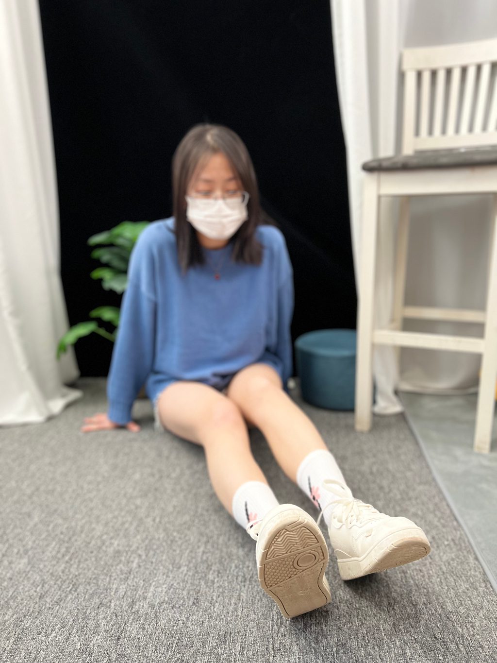 三禾摄影 NO.033 休闲短裤 棉袜 小白鞋 [183P/2V/4.36GB] 三禾摄影-第2张