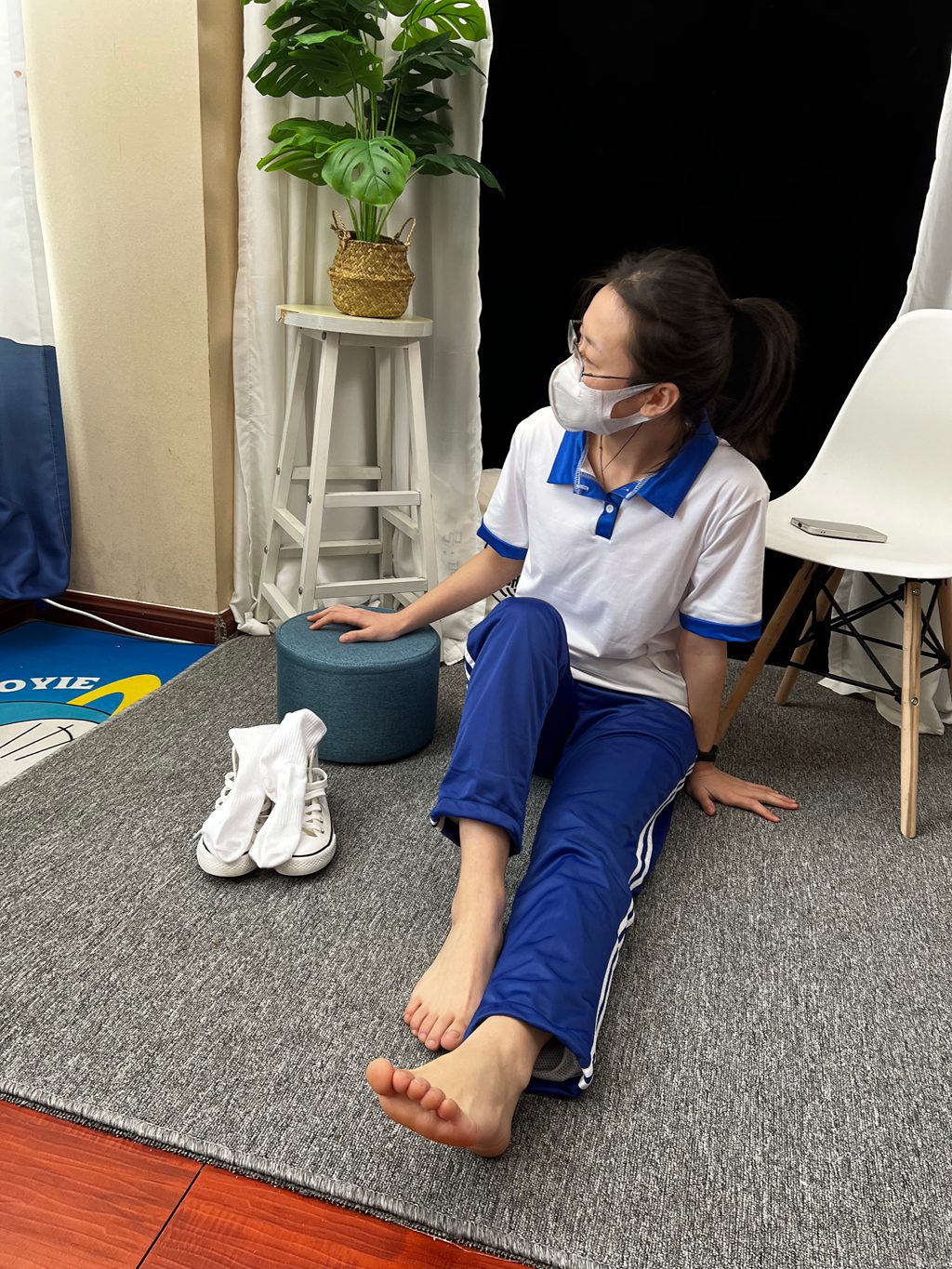 三禾摄影 NO.034 校服 棉袜 帆布鞋 [244P/1V/5.19GB] 三禾摄影-第2张