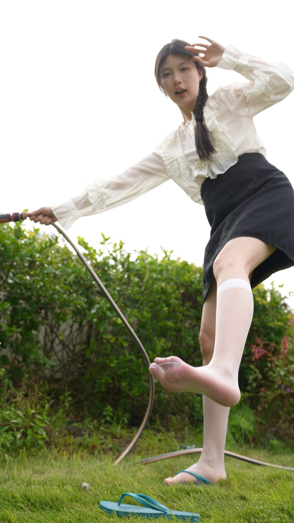 [青柠映画] NO.096 小小 园丁白丝素材（全套版）[169P/2V/7.31G] 年费专享-第2张