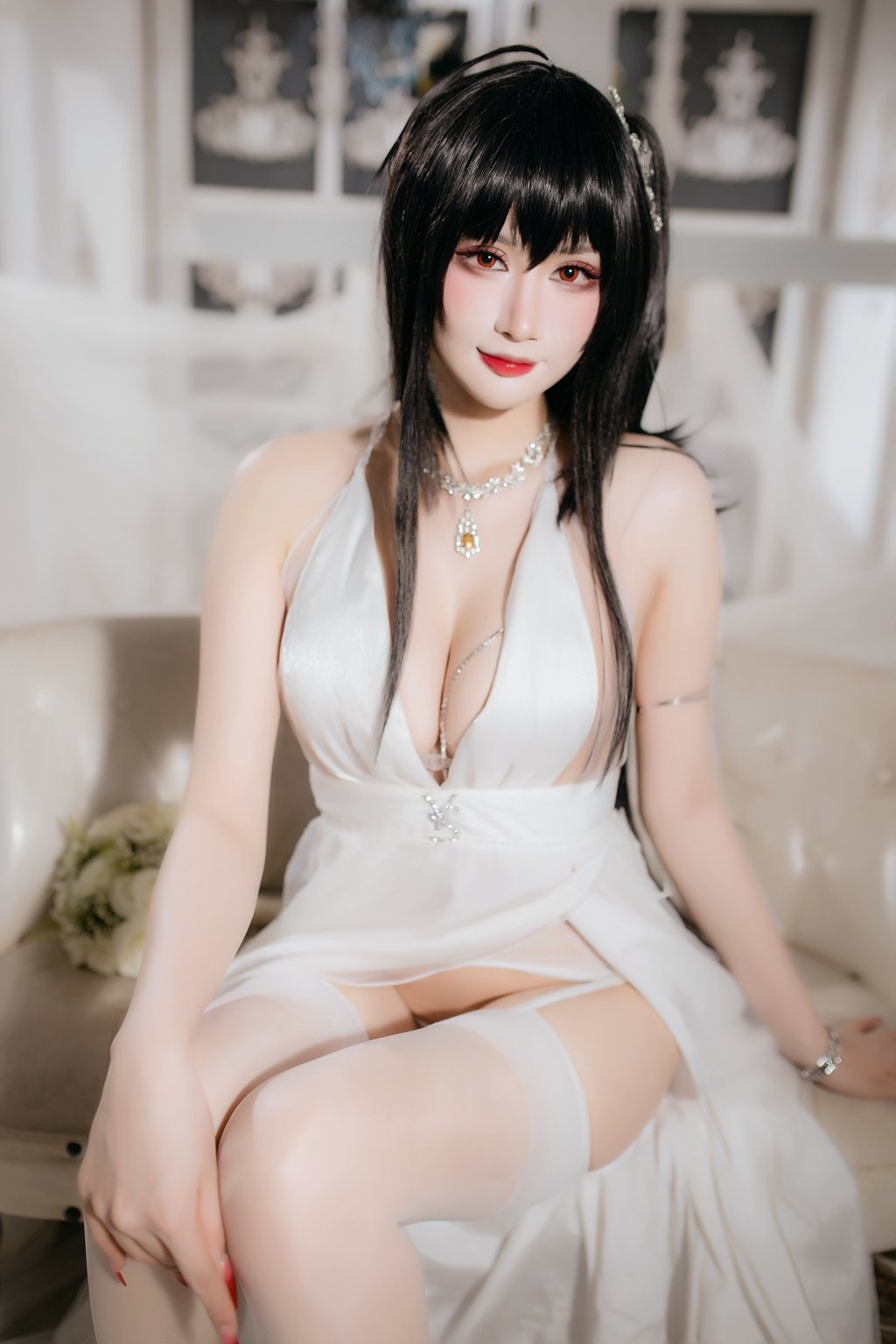 颜值博主@兔胖胖min 碧蓝航线 大凤花嫁 [60P/548MB] 网红写真-第2张