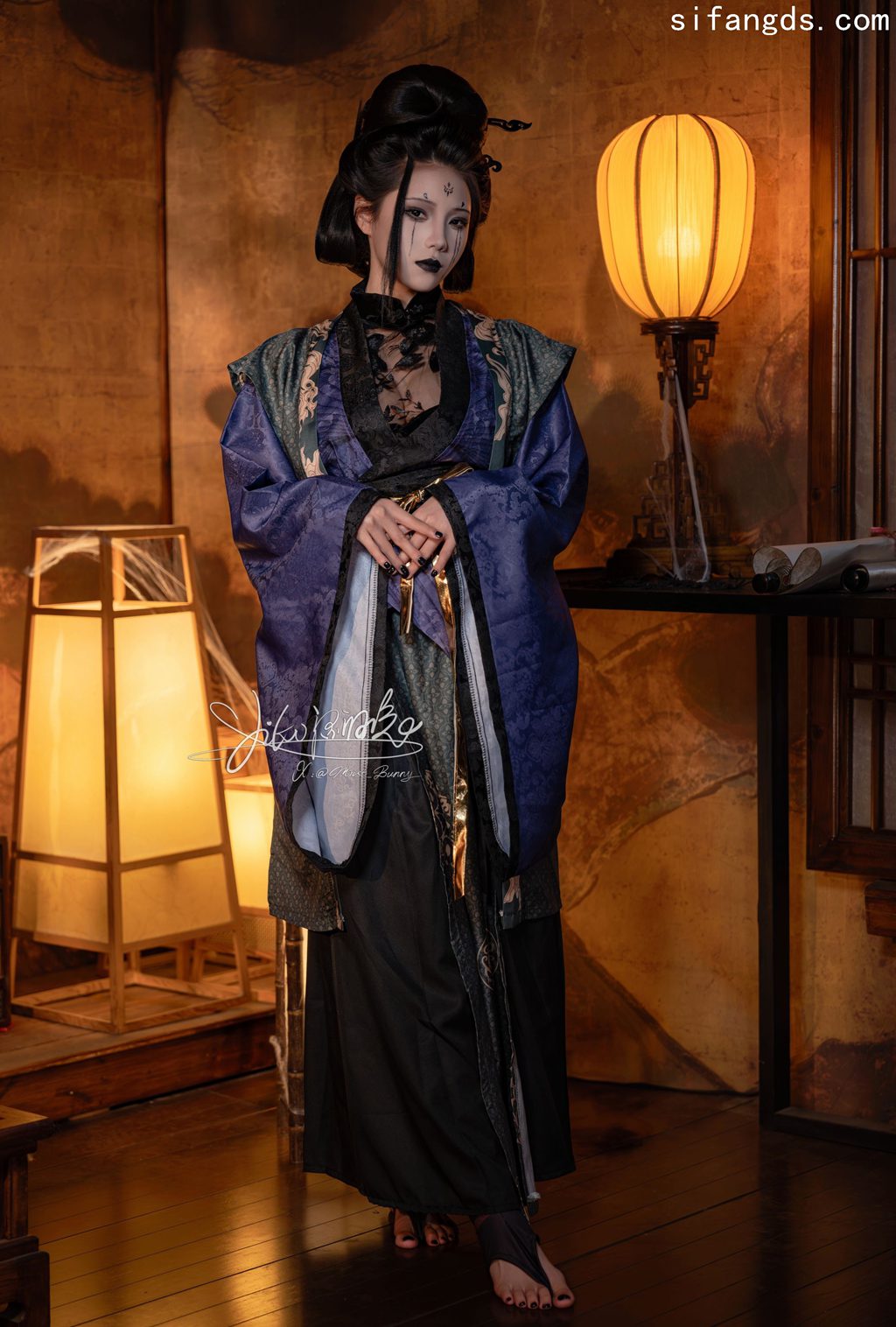 网紅博主@咬一口兔娘 黑神话悟空 蜘蛛精四妹 [81P/1V/278MB] 网红写真-第2张