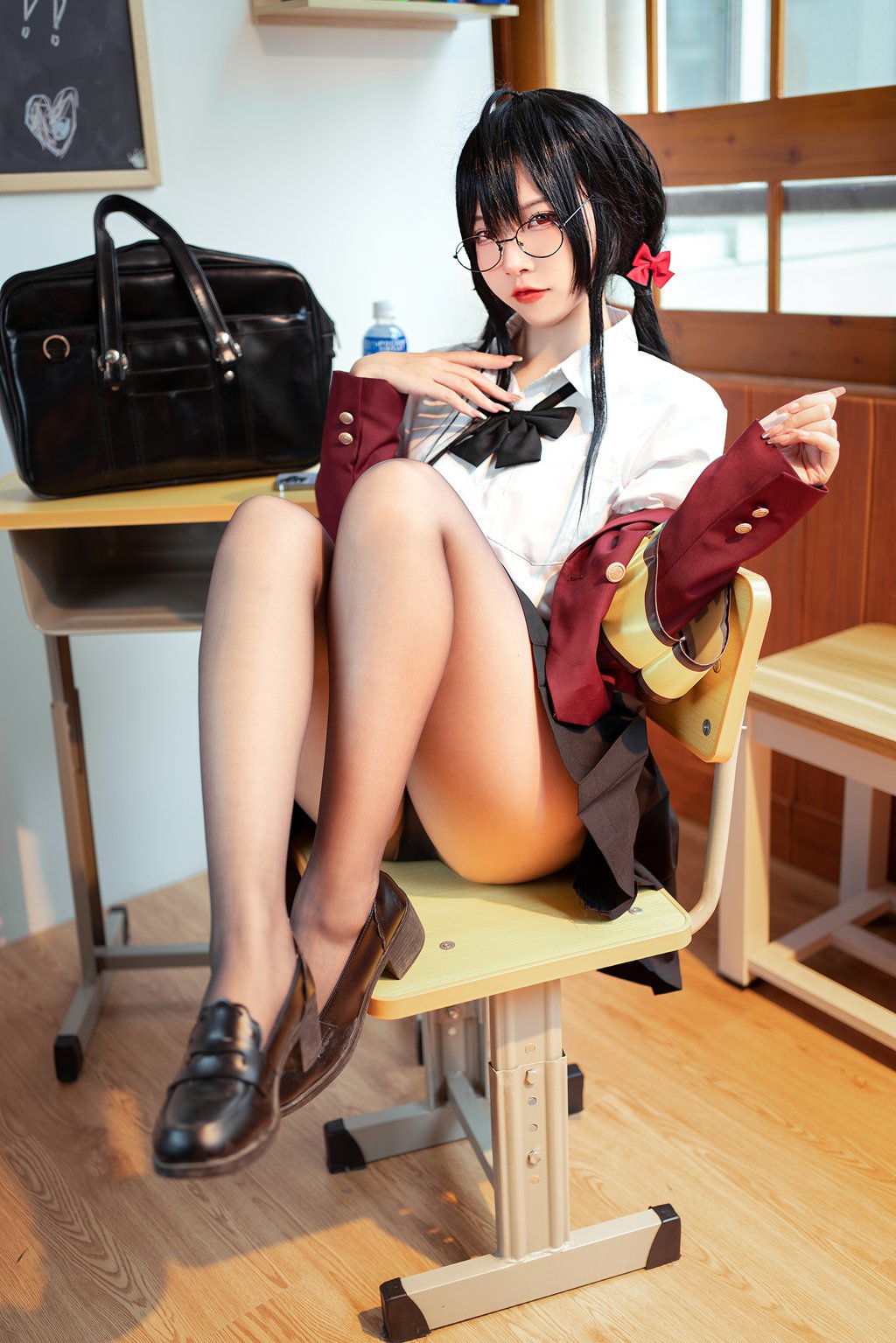 人气动漫博主@二佐Nisa 碧蓝大凤jk [21P/579MB] 网红写真-第2张