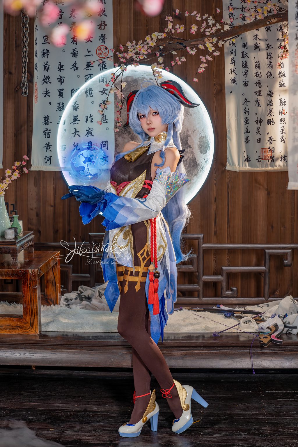 网紅博主@咬一口兔娘 循循守月 甘雨 [75P1V-1.51GB] 网红写真-第2张