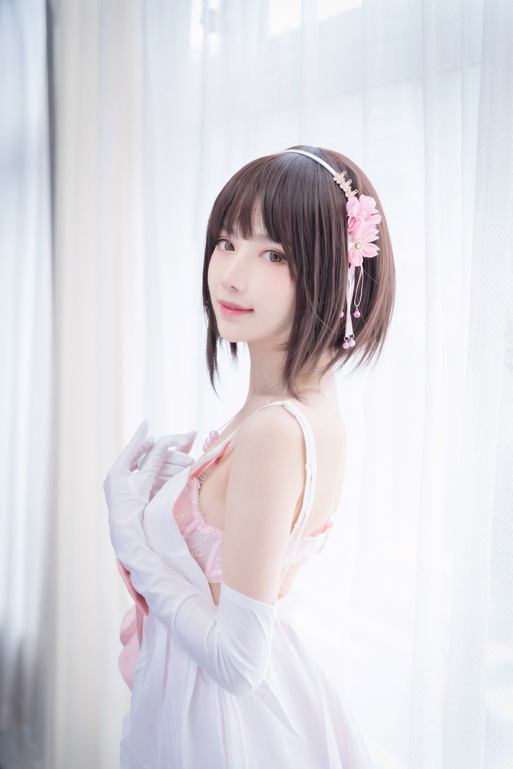 人气动漫Coser@Shika小鹿鹿 加藤惠[61P-1V-260M] 网红写真-第2张