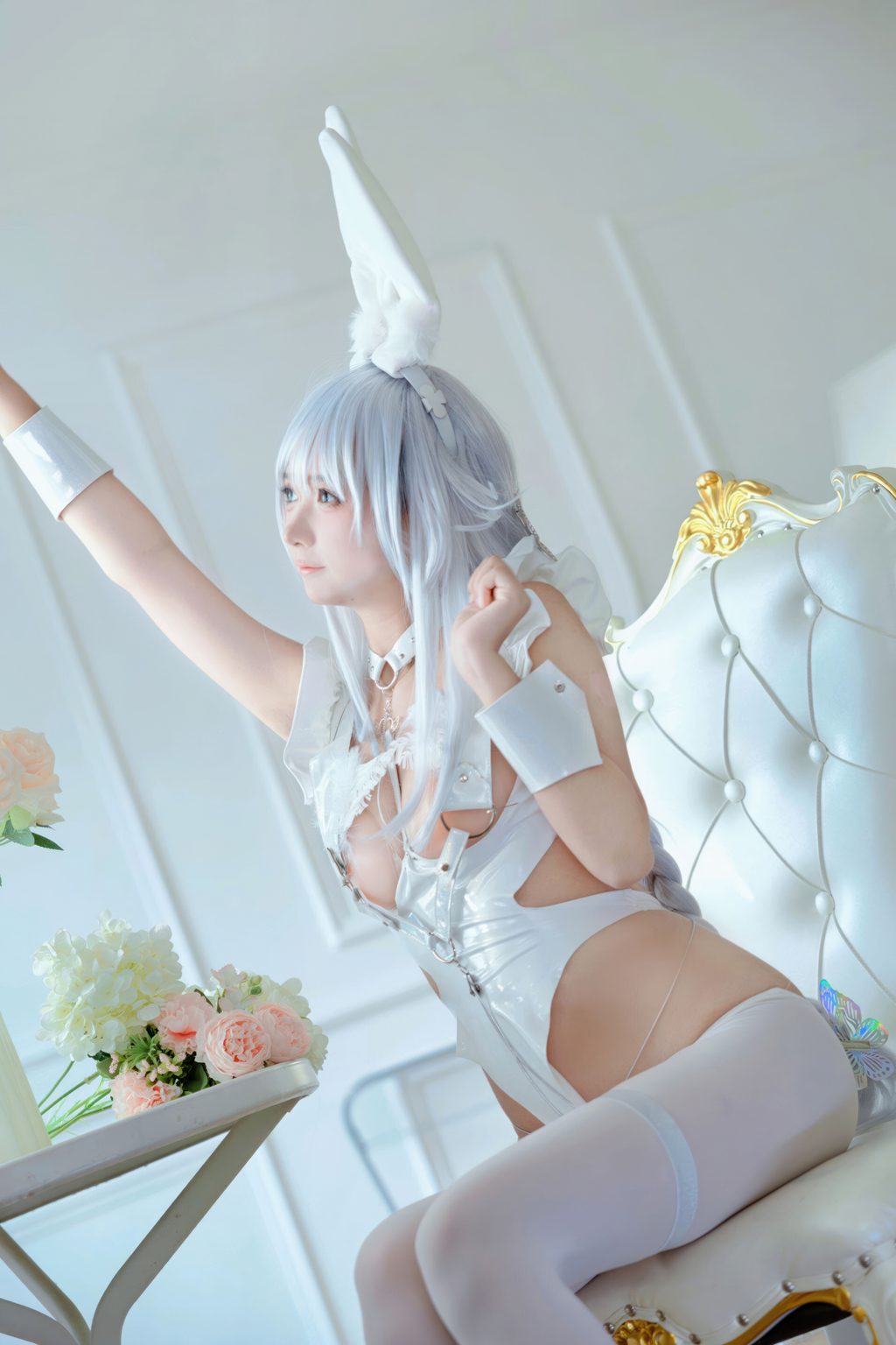 人气动漫博主@喜欢爱理吗 碧蓝航线 恶毒 白兔[37P-219.3M] 网红写真-第1张