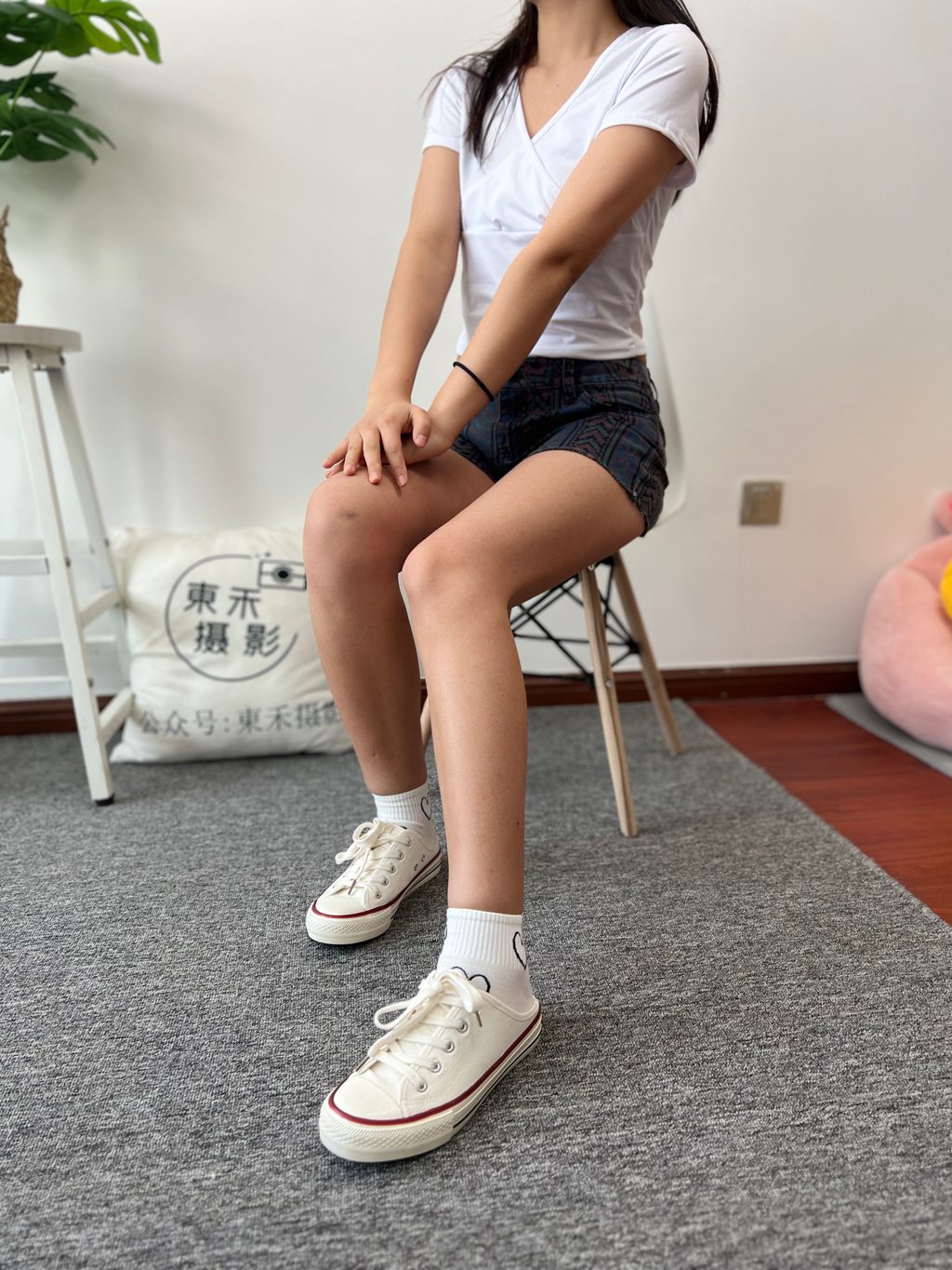 三禾摄影 NO.036 休闲短裤 棉袜 [157P/1V/938MB] 三禾摄影-第1张