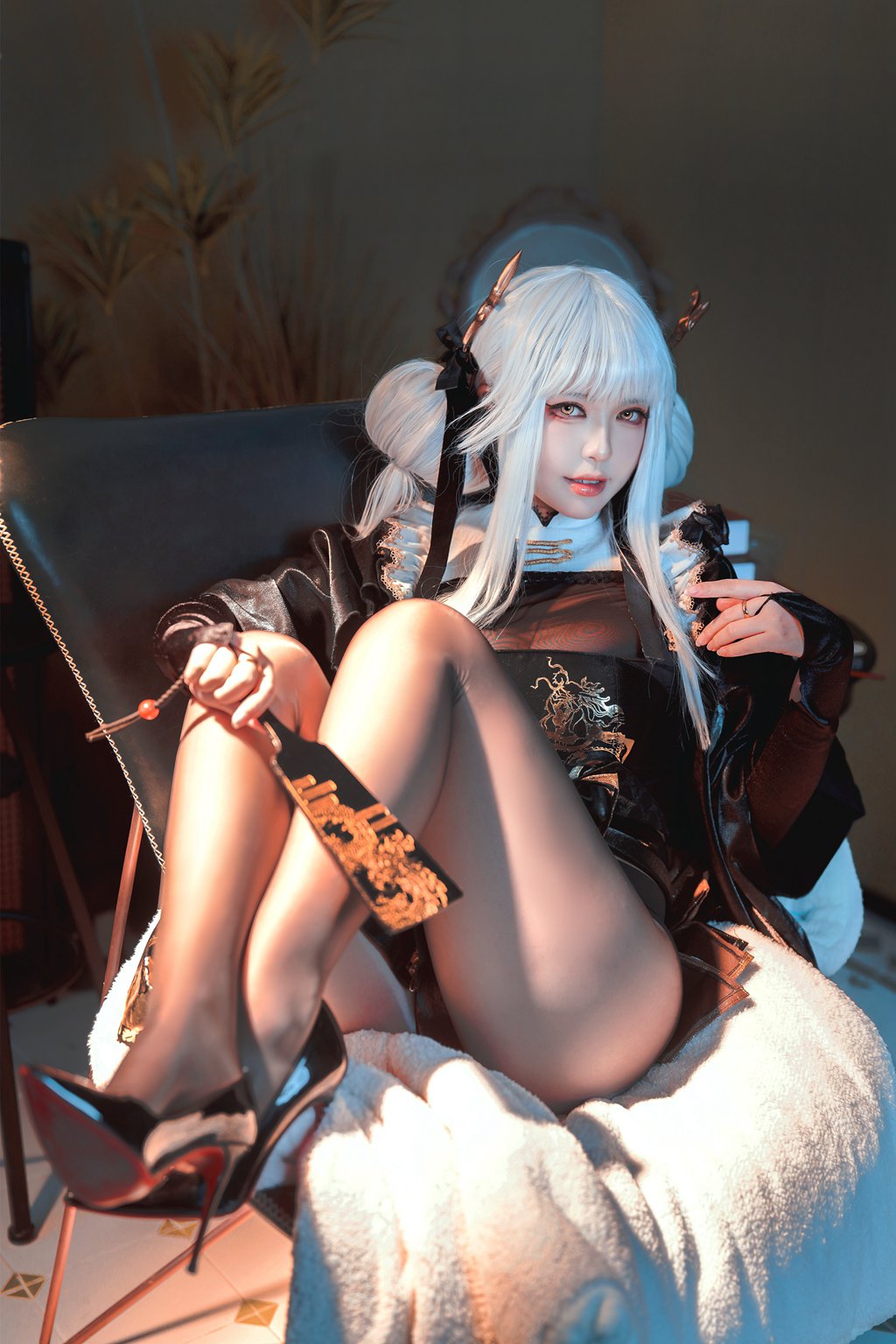 人气动漫Coser@半半子 NIKKE 布兰儿 [64P6V-376MB] 网红写真-第1张