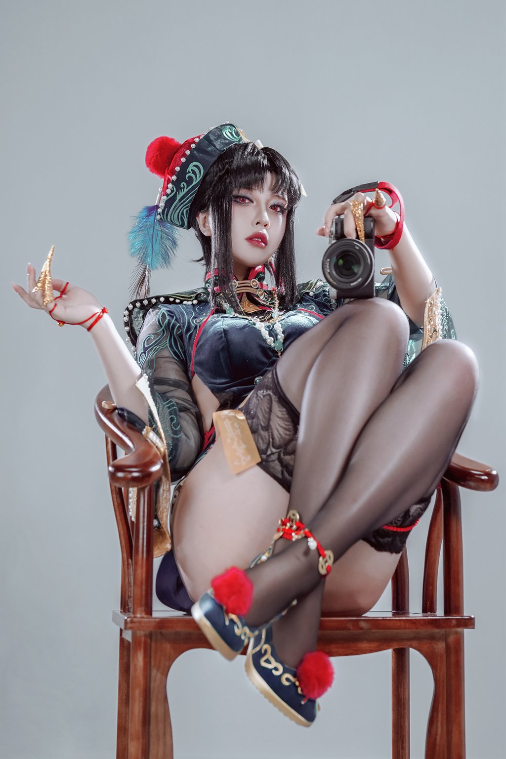 人气动漫Coser@半半子 玉玲珑[24P-2V-167M] 网红写真-第1张