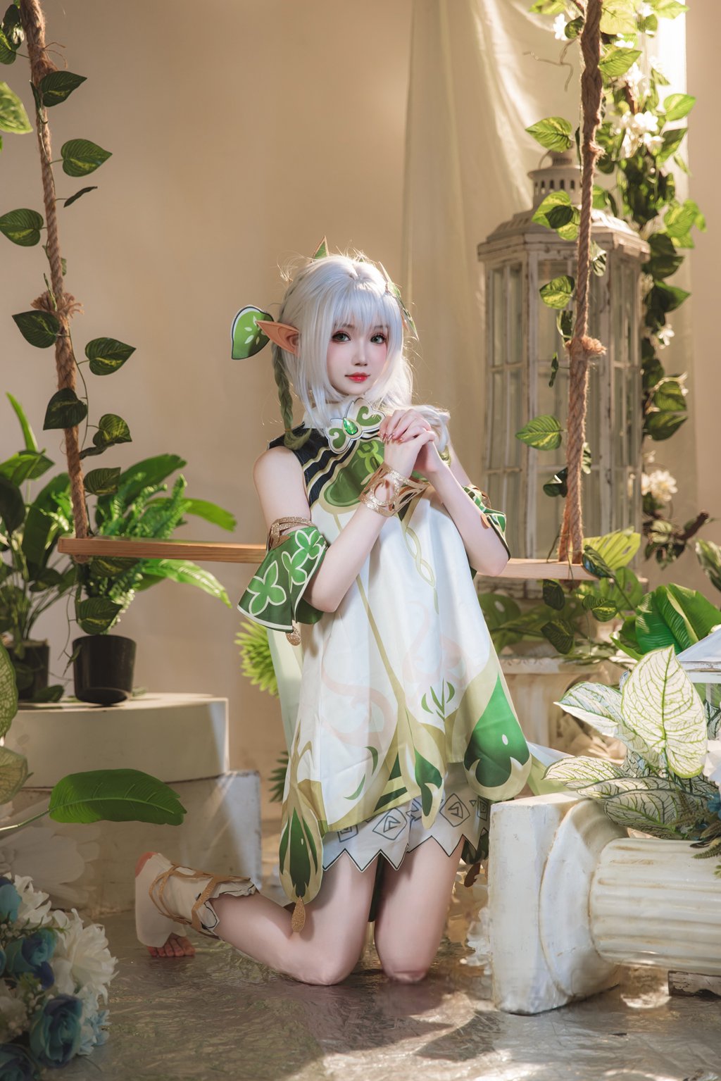 知名动漫博主@雪晴Astra 原神 纳西妲 [26P/182MB] 网红写真-第1张