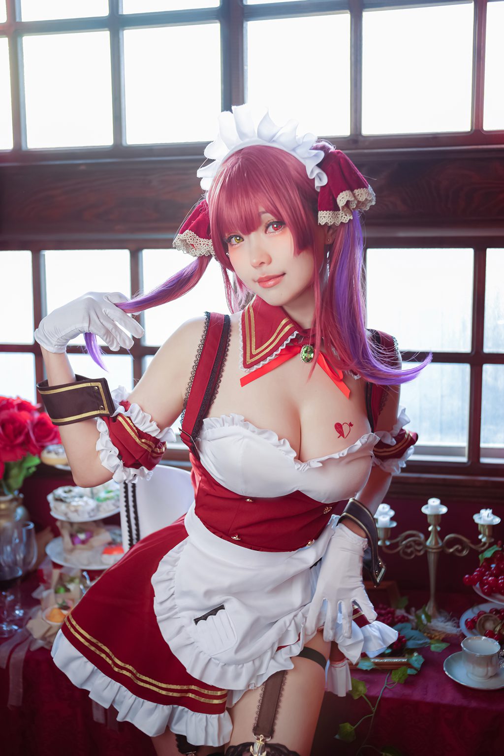 台湾Coser@ElyEE子 2023.May B-Hoshou Marine Maid [29P70MB] 网红写真-第1张