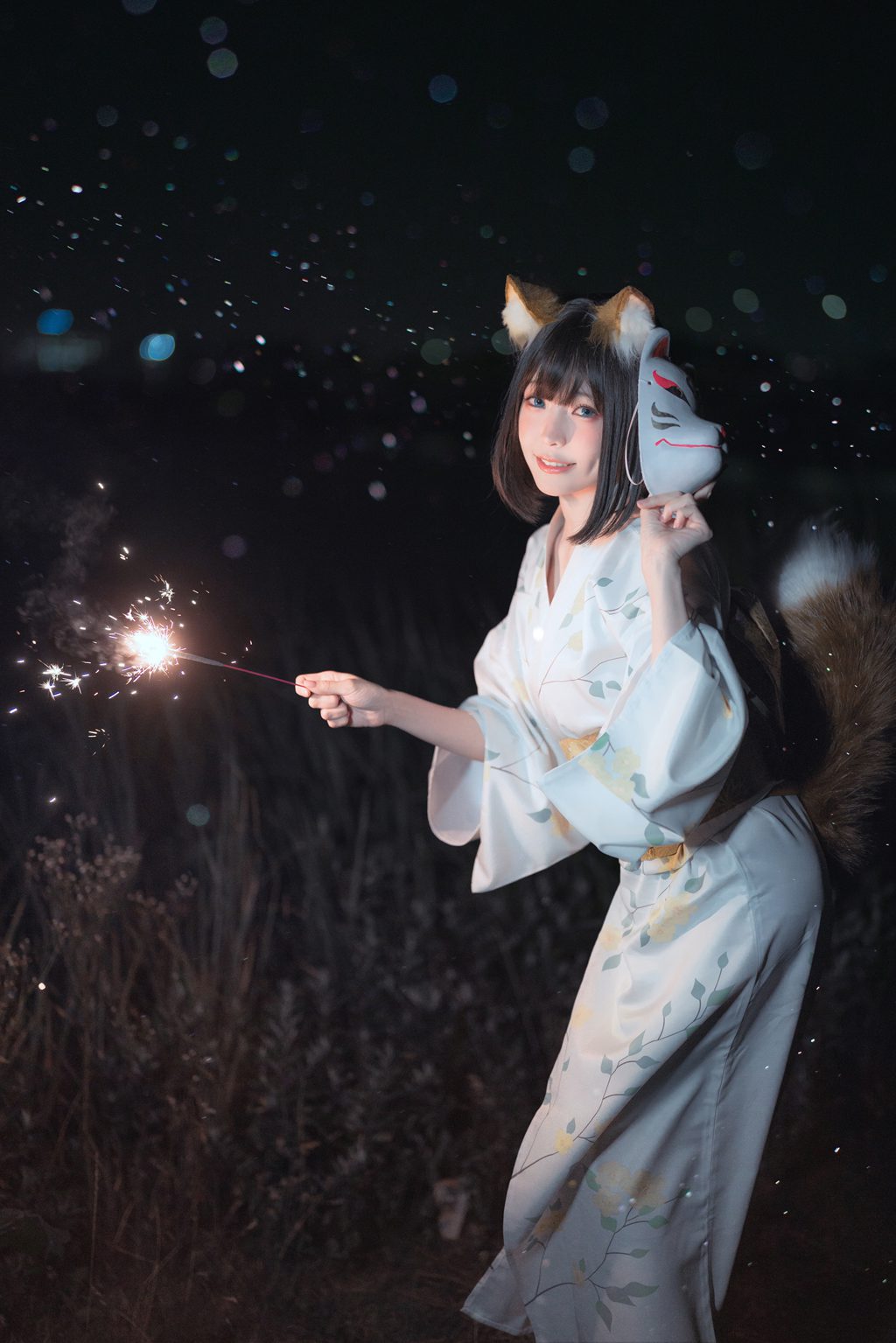 台湾Coser@ElyEE子 23.July C-Dongitsune Yukata 浴衣狐 [26P1V102MB] 网红写真-第1张