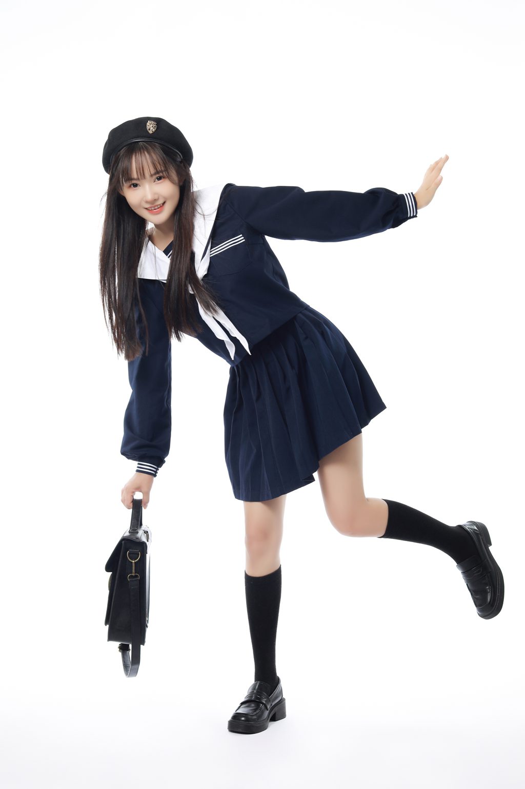 人气Coser@遇见初夏 学苑派[20P-16MB] 网红写真-第2张