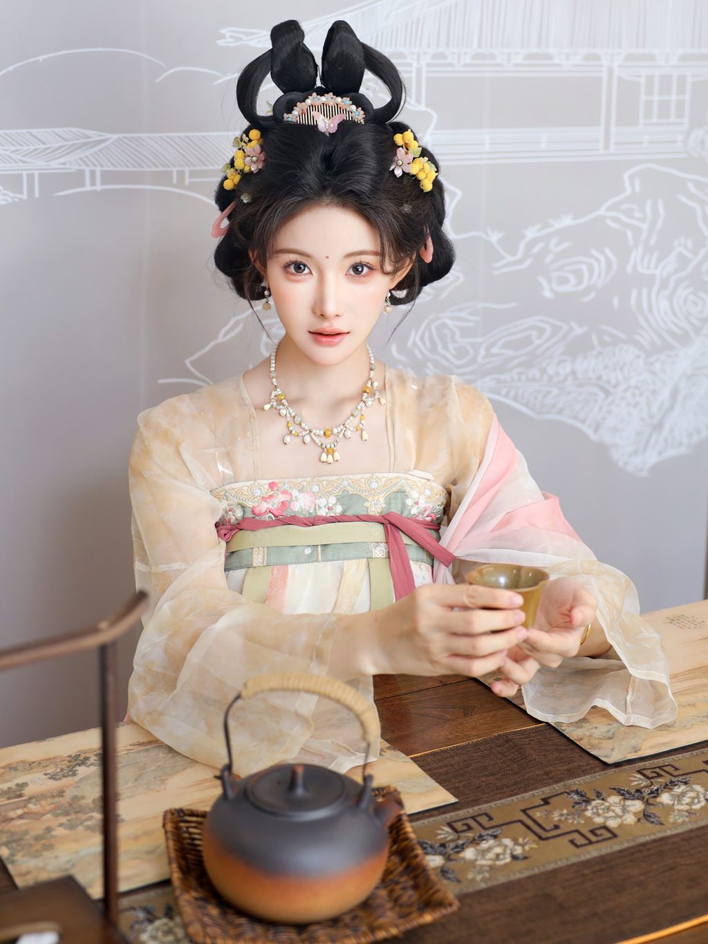 秀人模特@梨霜&金允熙 -内购无水印-唐装[112P／461MB] 年费专享-第1张