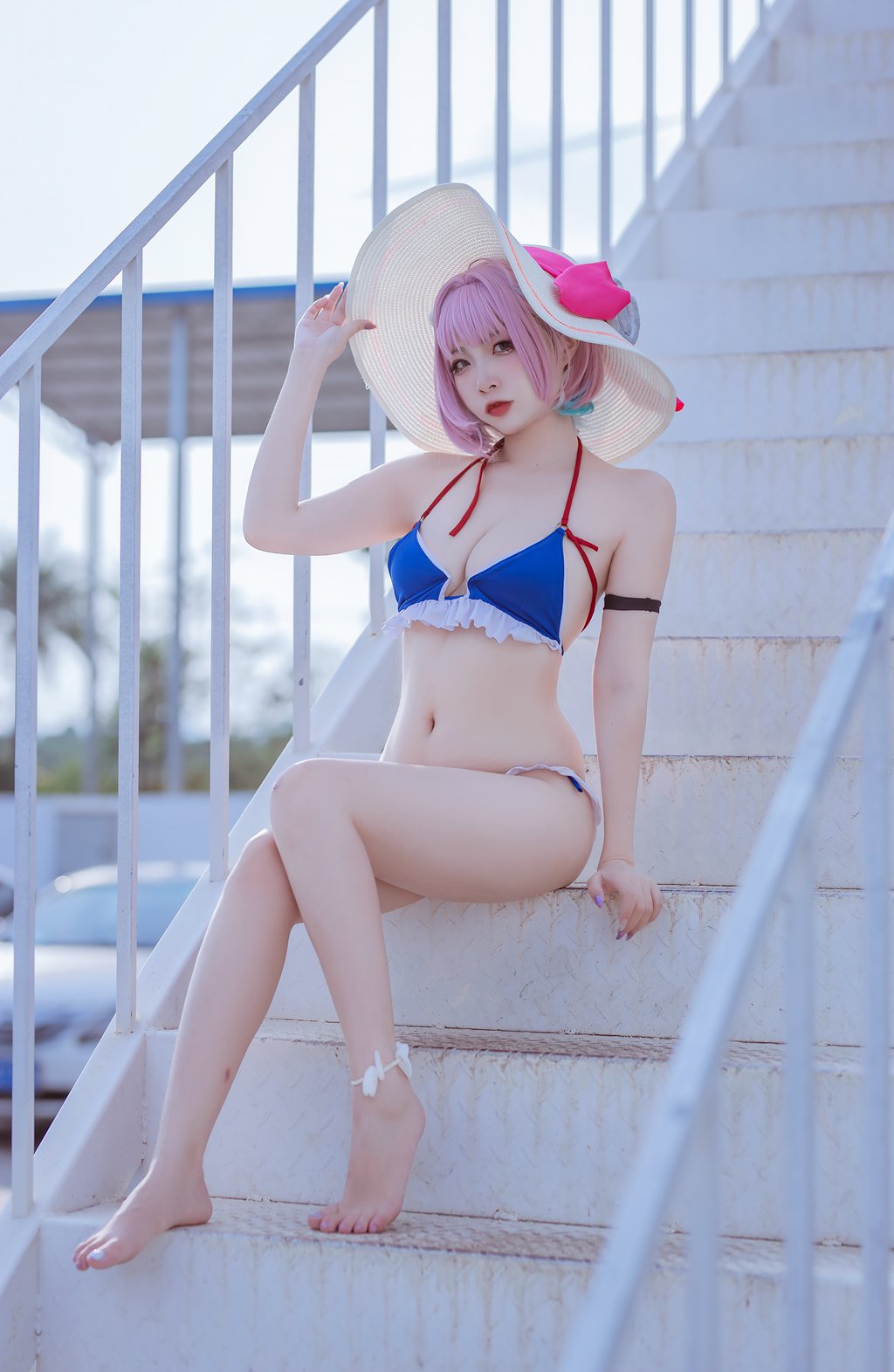 人气动漫博主@二佐Nisa 碧蓝塔尔图泳装 [23P/129MB] 网红写真-第1张