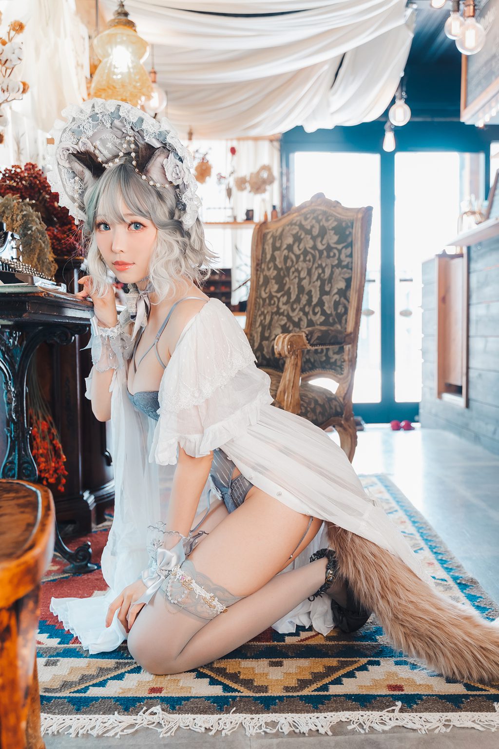 台湾Coser@ElyEE子 Ragdoll Cat Doll (布偶貓少女人形) [51P/165MB] 网红写真-第2张