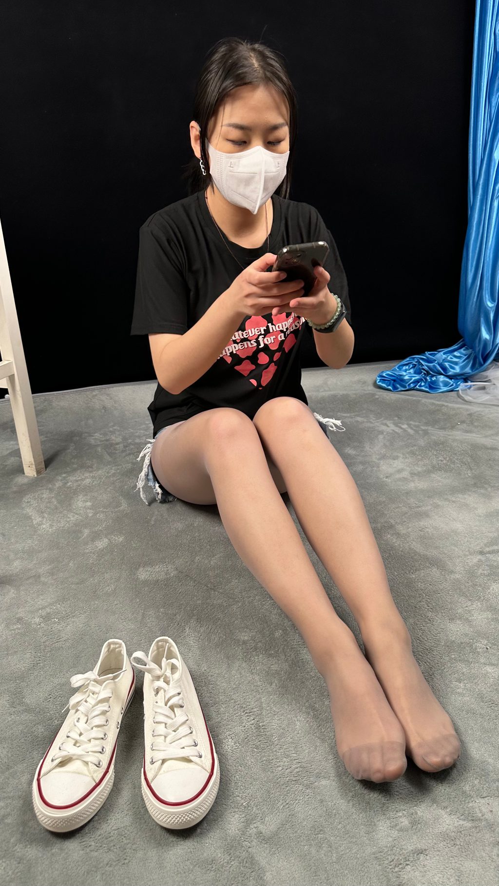 三禾摄影 NO.047 休闲短裤 肉丝 帆布鞋 [183P/1V/1.48GB] 三禾摄影-第1张