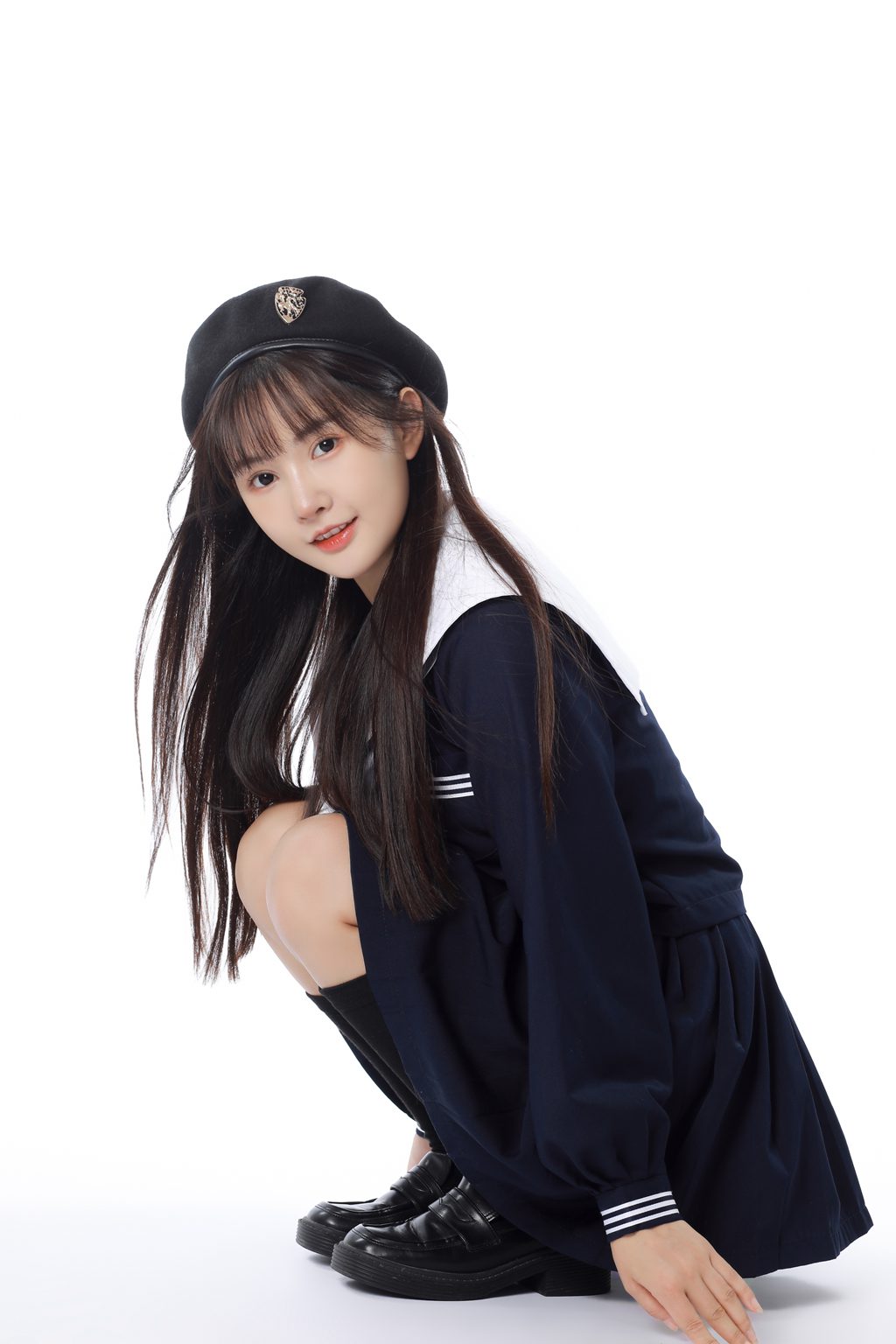 人气Coser@遇见初夏 学苑派[20P-16MB] 网红写真-第1张