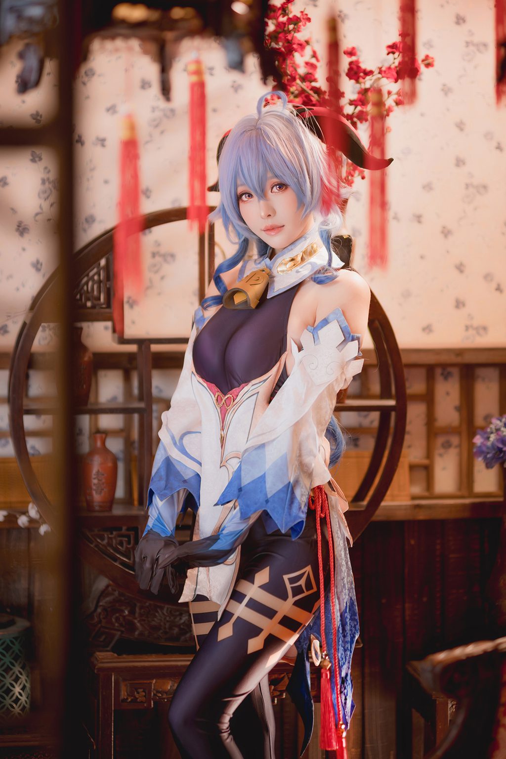 台湾Coser@ElyEE子 Ganyu [15P-41MB] 网红写真-第1张