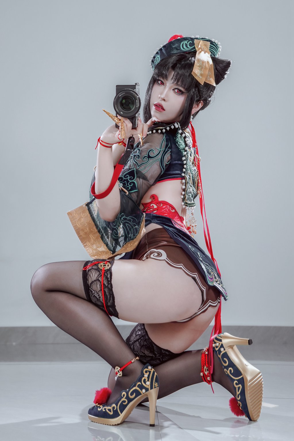 人气动漫Coser@半半子 玉玲珑[24P-2V-167M] 网红写真-第2张