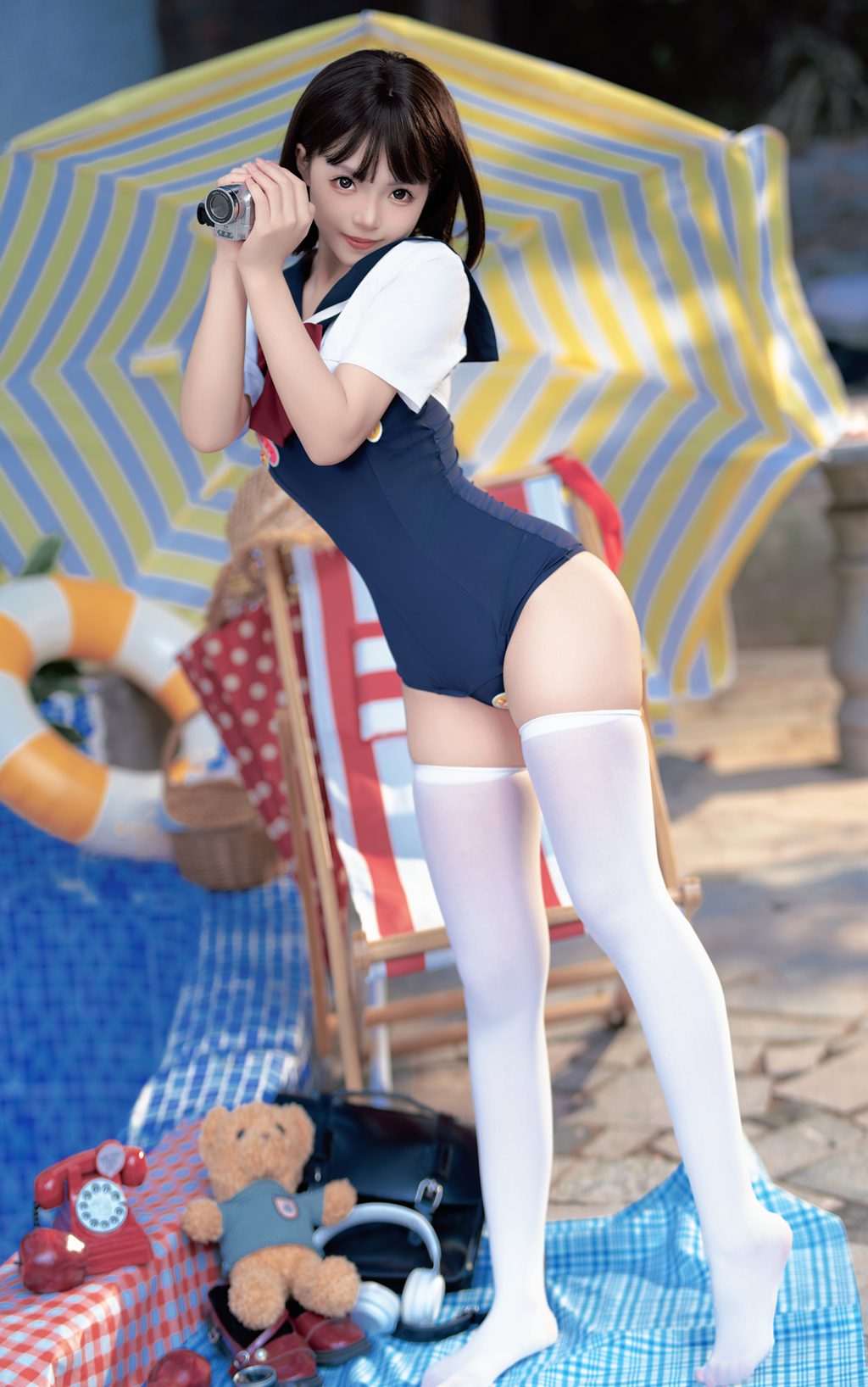 动漫博主@Bangni邦尼 反差JK泳装 [97P/7V/843MB] 网红写真-第4张