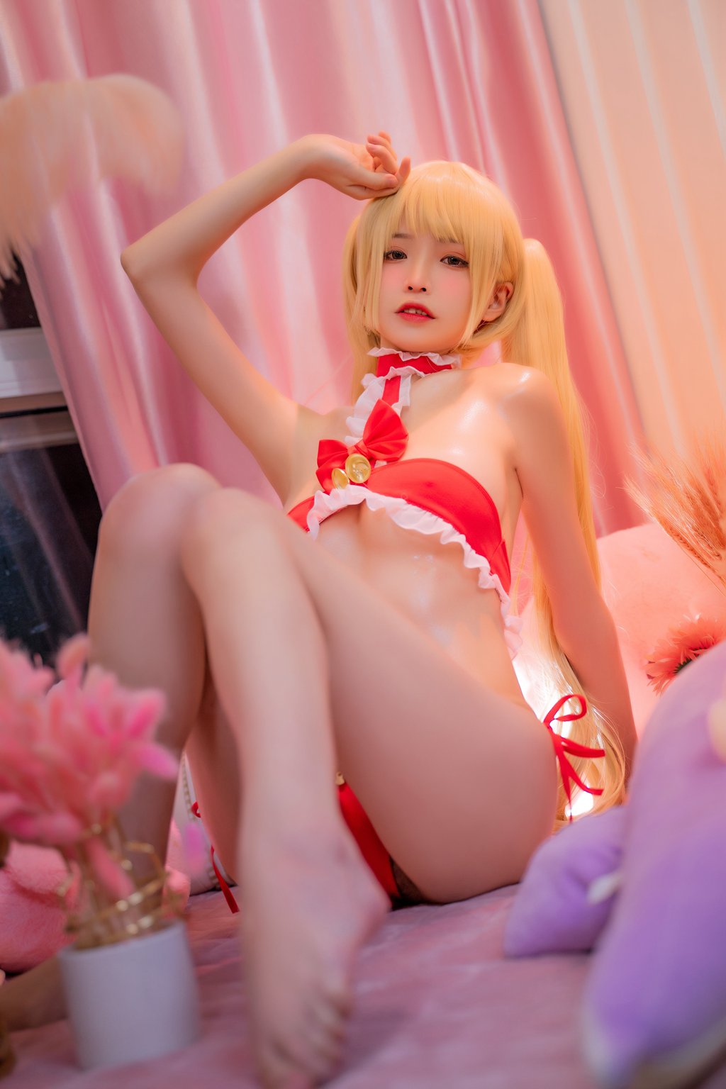 动漫博主＠可可老师  情人节礼物 [61P／220MB] 网红写真-第4张