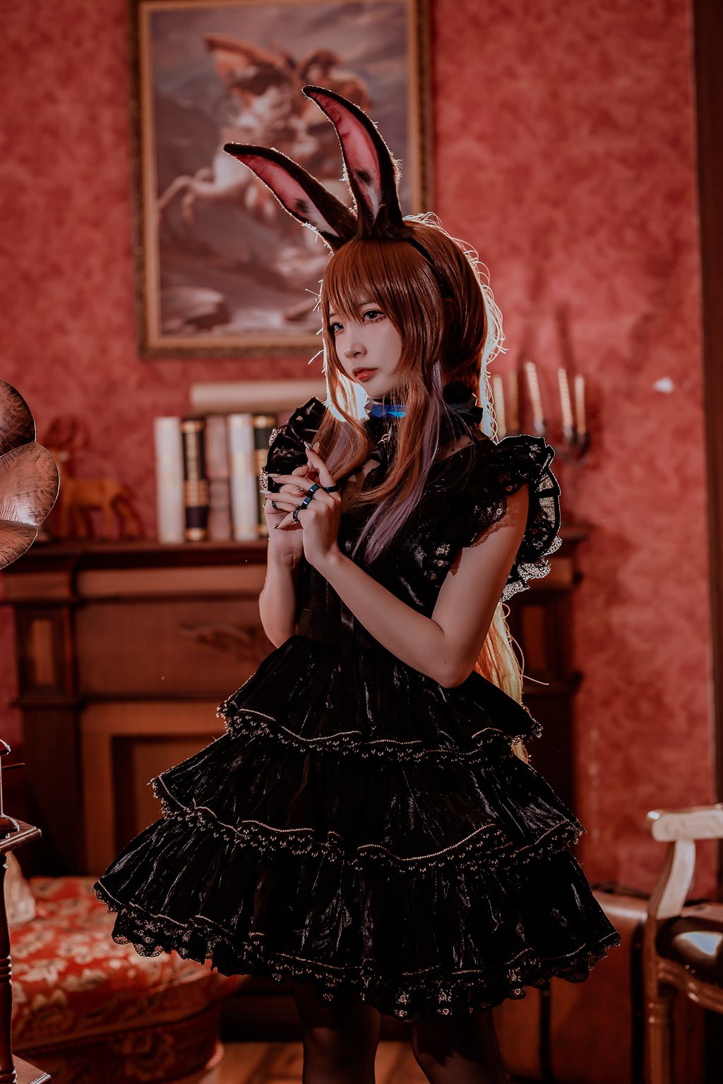 人气动漫博主@二佐Nisa 明日方舟阿米娅音乐会 [15P/170MB] 网红写真-第4张