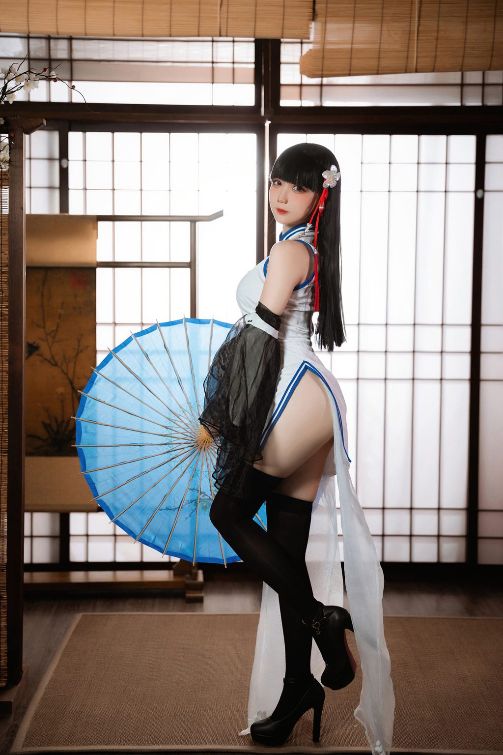 动漫博主@焖焖碳 碧蓝航线 逸仙[23P-338.2M] 网红写真-第4张