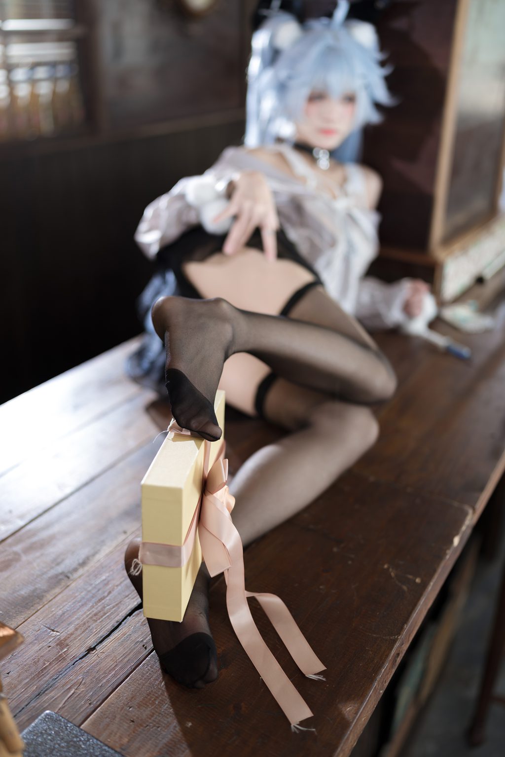 人气Coser@九柒喵 芙洛伦 药心 少女前线[29P-167.1M] 网红写真-第4张