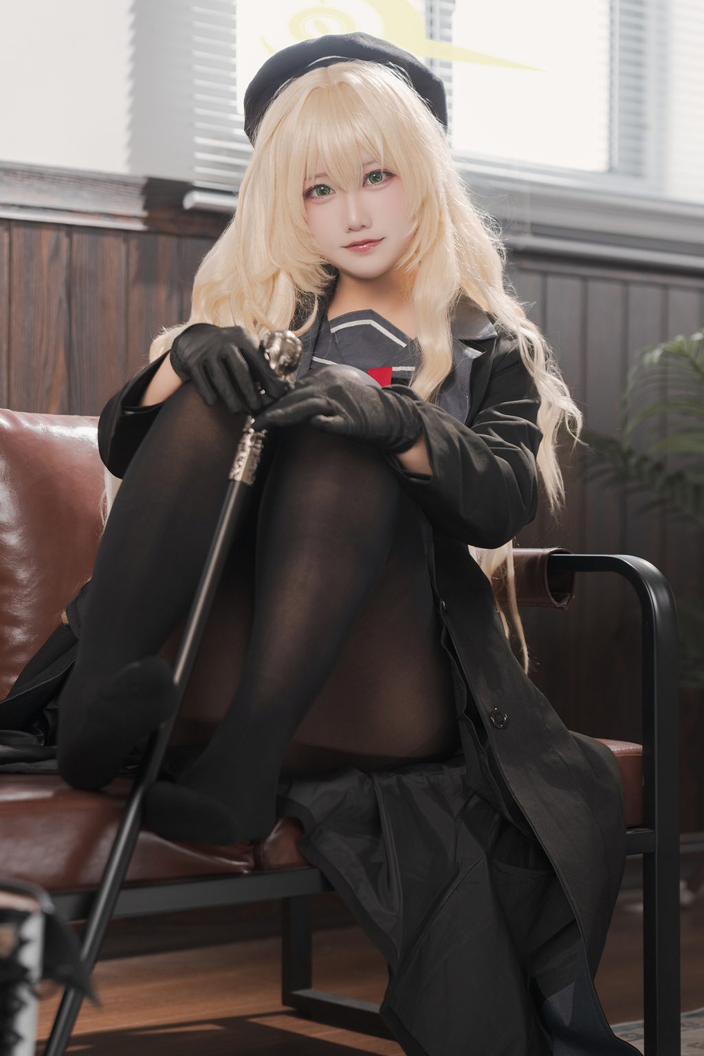 动漫博主@lunananya 蔚蓝档案 笑面教授 [56P-172MB] 网红写真-第4张