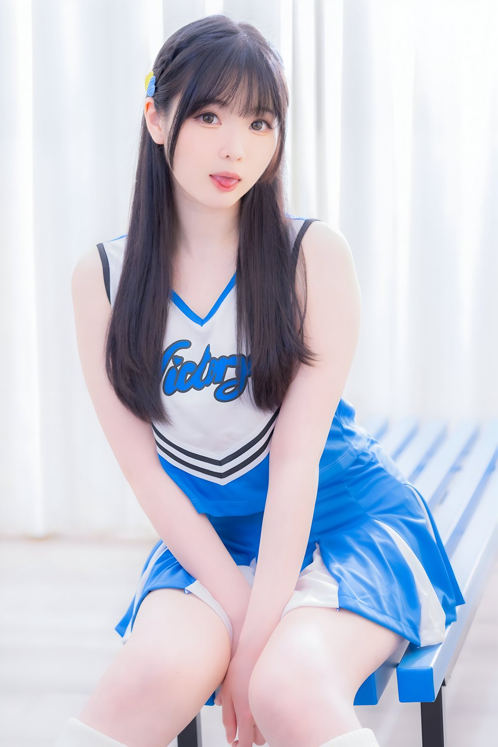 网紅Coser@霜月shimo Cheerleader[22P-196M] 网红写真-第3张
