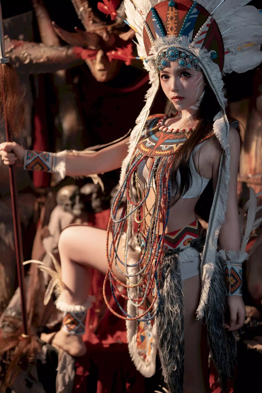 动漫博主@Bangni邦尼 印第安 (紫舞龙) [99P355MB] 网红写真-第3张