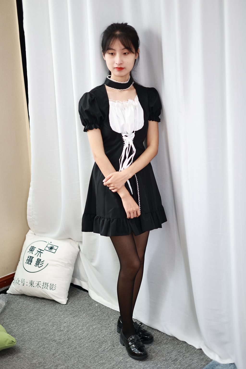 三禾摄影 NO.053 女仆装 嘿丝 小皮鞋 [177P/1V/1.02GB] 三禾摄影-第3张