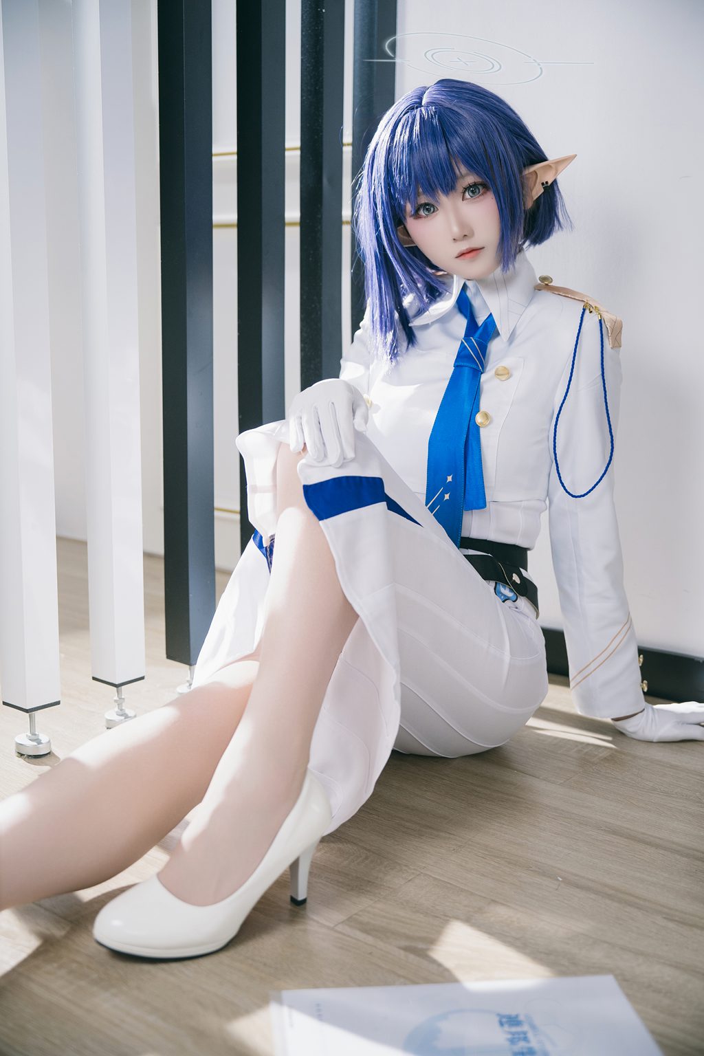 动漫博主@lunananya 蔚蓝档案 扇喜葵 [24P-201MB] 网红写真-第3张