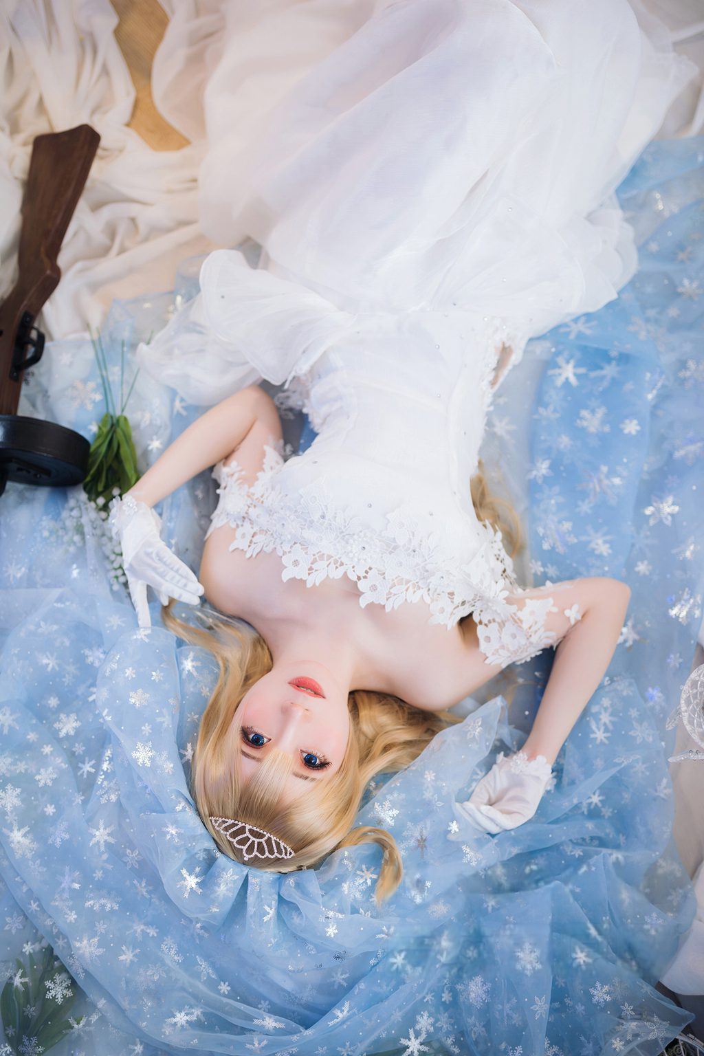 动漫博主@焖焖碳 少女前线 索米 婚纱[42P-148.8M] 网红写真-第3张