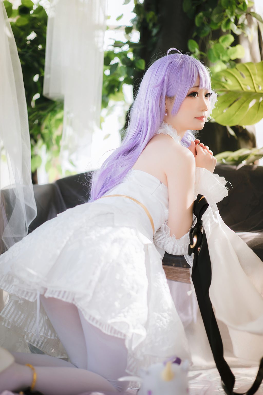 动漫博主@焖焖碳 独角兽婚纱[25P-169.5M] 网红写真-第3张