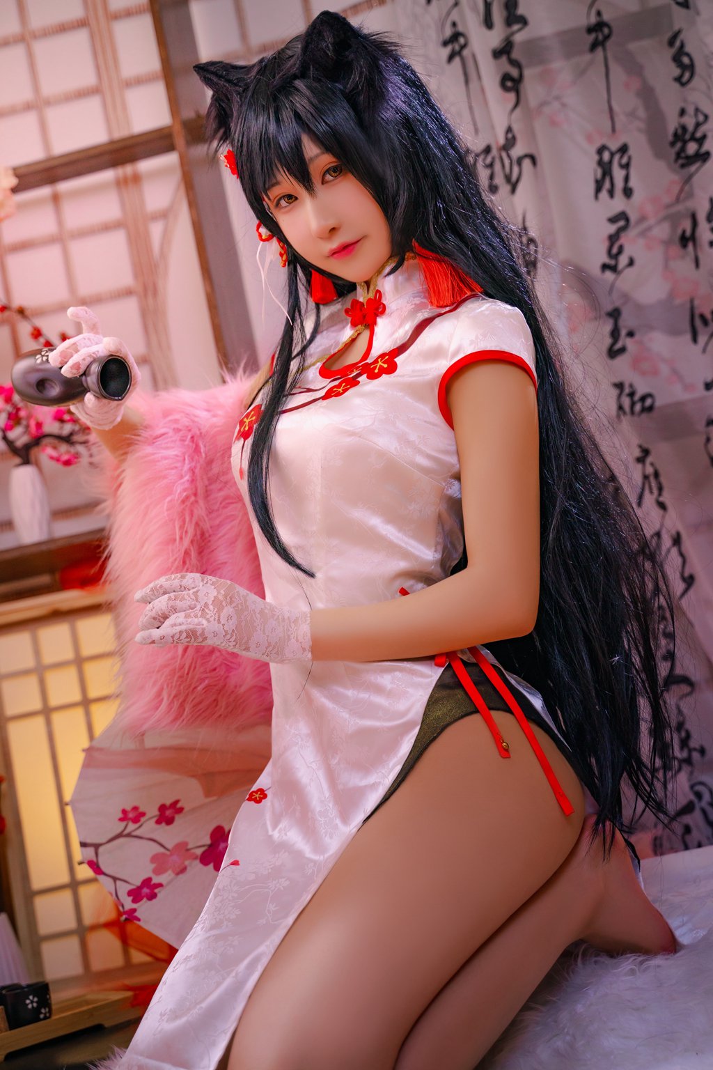 动漫博主＠可可老师 爱宕高雄旗袍双人[46P-262M] 网红写真-第3张