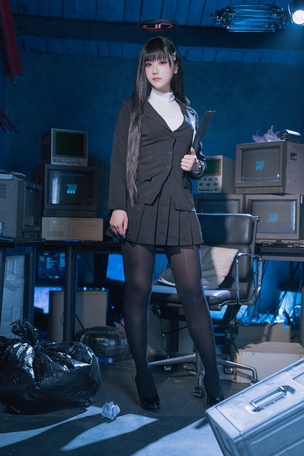 动漫博主@lunananya blue archive 調月リオ [30P-225MB] 网红写真-第3张