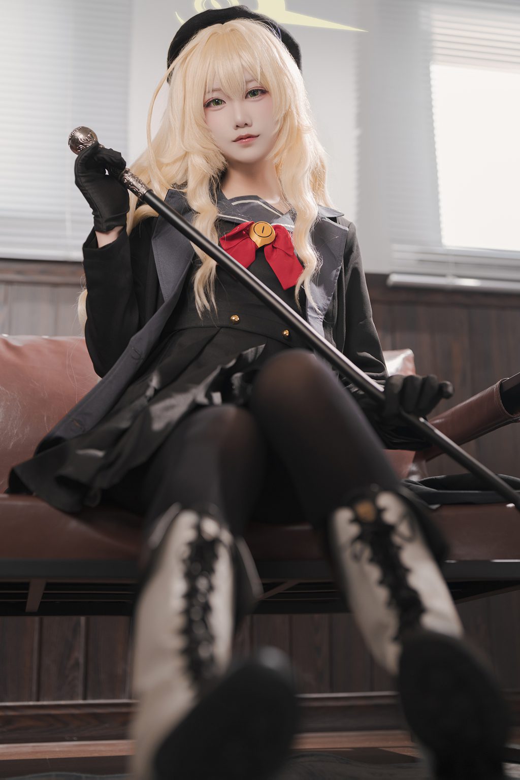 动漫博主@lunananya 蔚蓝档案 笑面教授 [56P-172MB] 网红写真-第3张