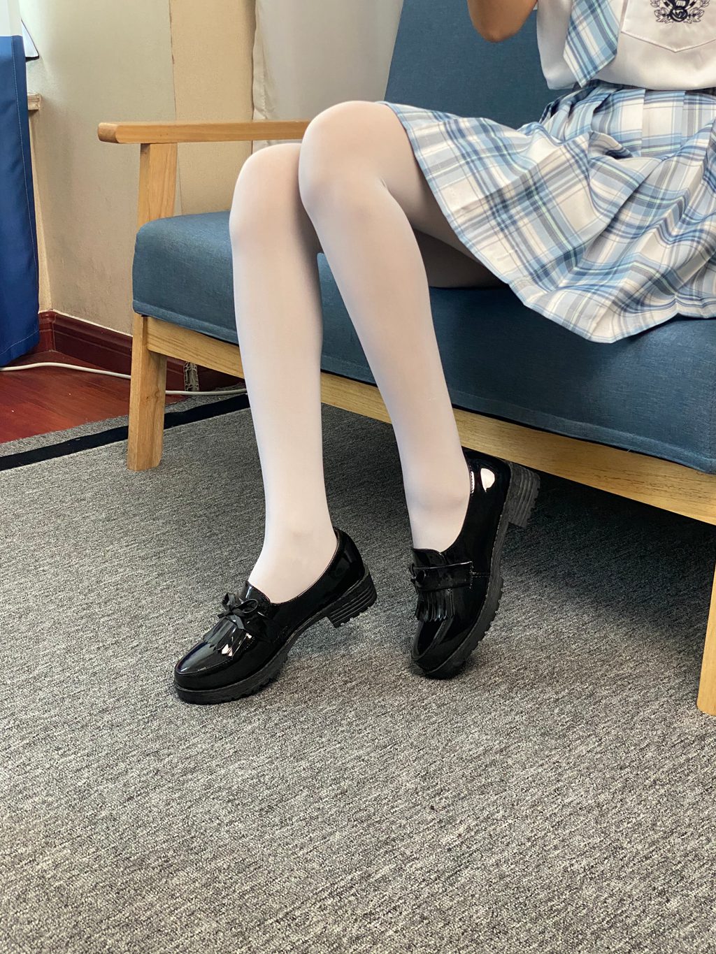 三禾摄影 NO.050 JK套装 白丝 下皮鞋 [211P/14V/2.81GB] 三禾摄影-第2张