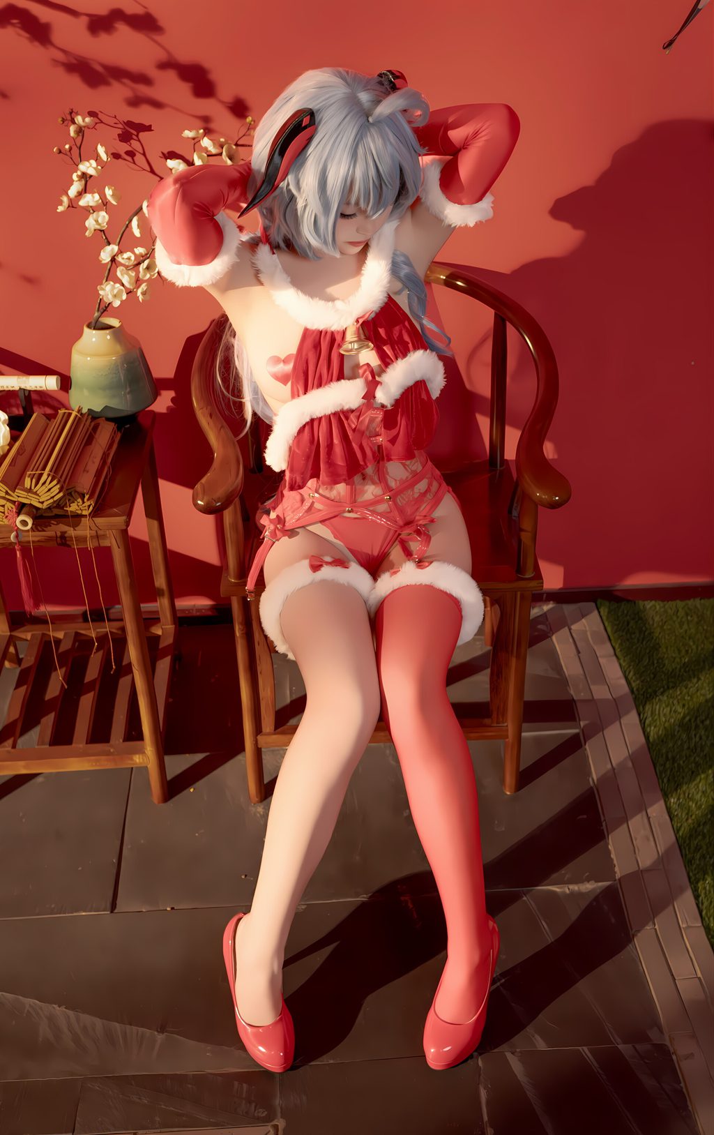 动漫博主@Bangni邦尼 甘雨新春 [91P/8V/752MB] 网红写真-第2张