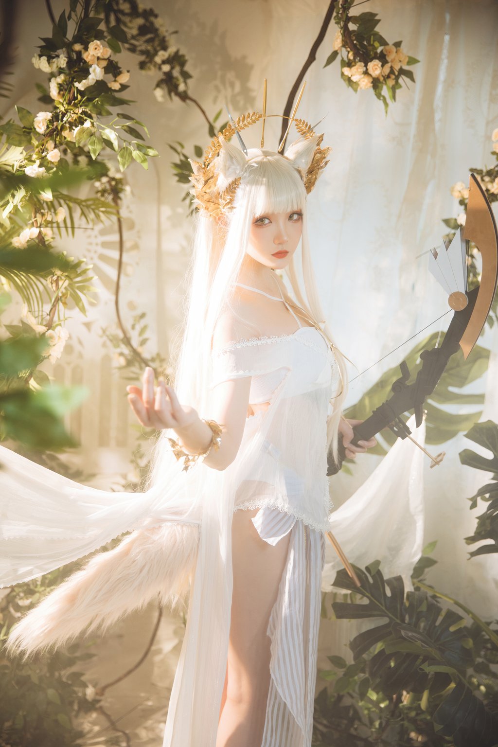 动漫Coser@瓜希酱 明日方舟 白金泳装 (Platinum) [25P-159MB] 网红写真-第3张