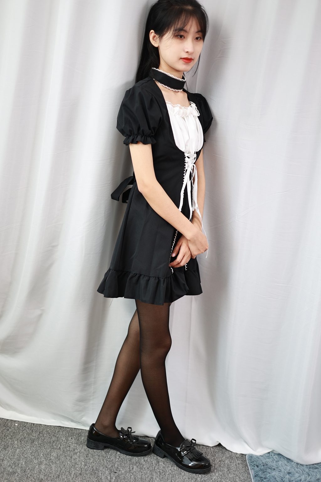 三禾摄影 NO.053 女仆装 嘿丝 小皮鞋 [177P/1V/1.02GB] 三禾摄影-第2张