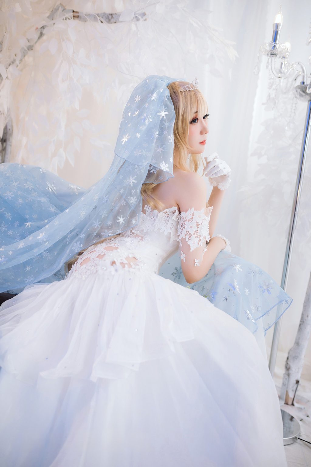 动漫博主@焖焖碳 少女前线 索米 婚纱[42P-148.8M] 网红写真-第2张